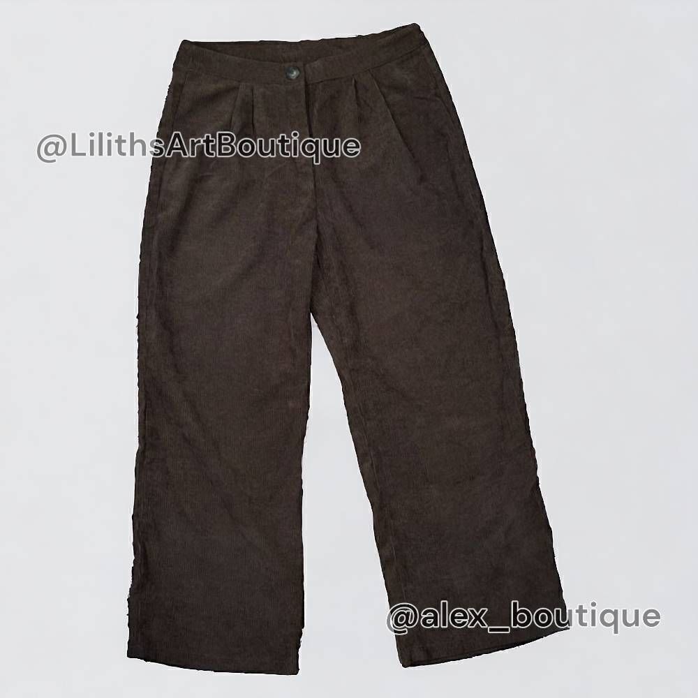SHEIN CURVE Corduroy Wide Leg Pants(D004)-Size 1XL for Women - Picture 3 of 6